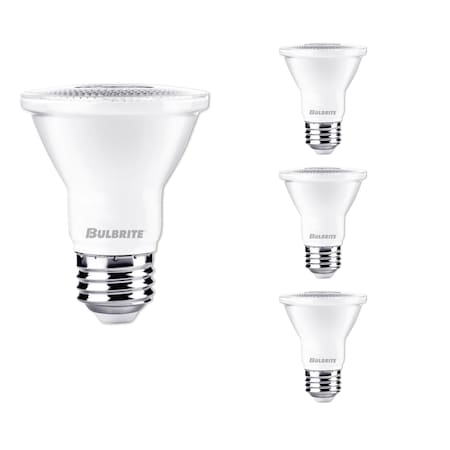 50 - Watt Equivalent PAR20 Dimmable Medium Screw LED Light Bulb Cool White Light 4000K, 4PK